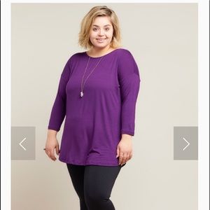 NWT Piphany California Tunic Purple Medium 💜